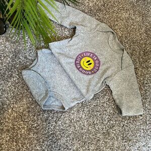 Life is Good Gray Kids Shirt